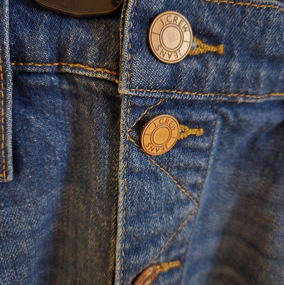 J. Crew Jeans 27p Button fly distressed skirt - Picture 2 of 8